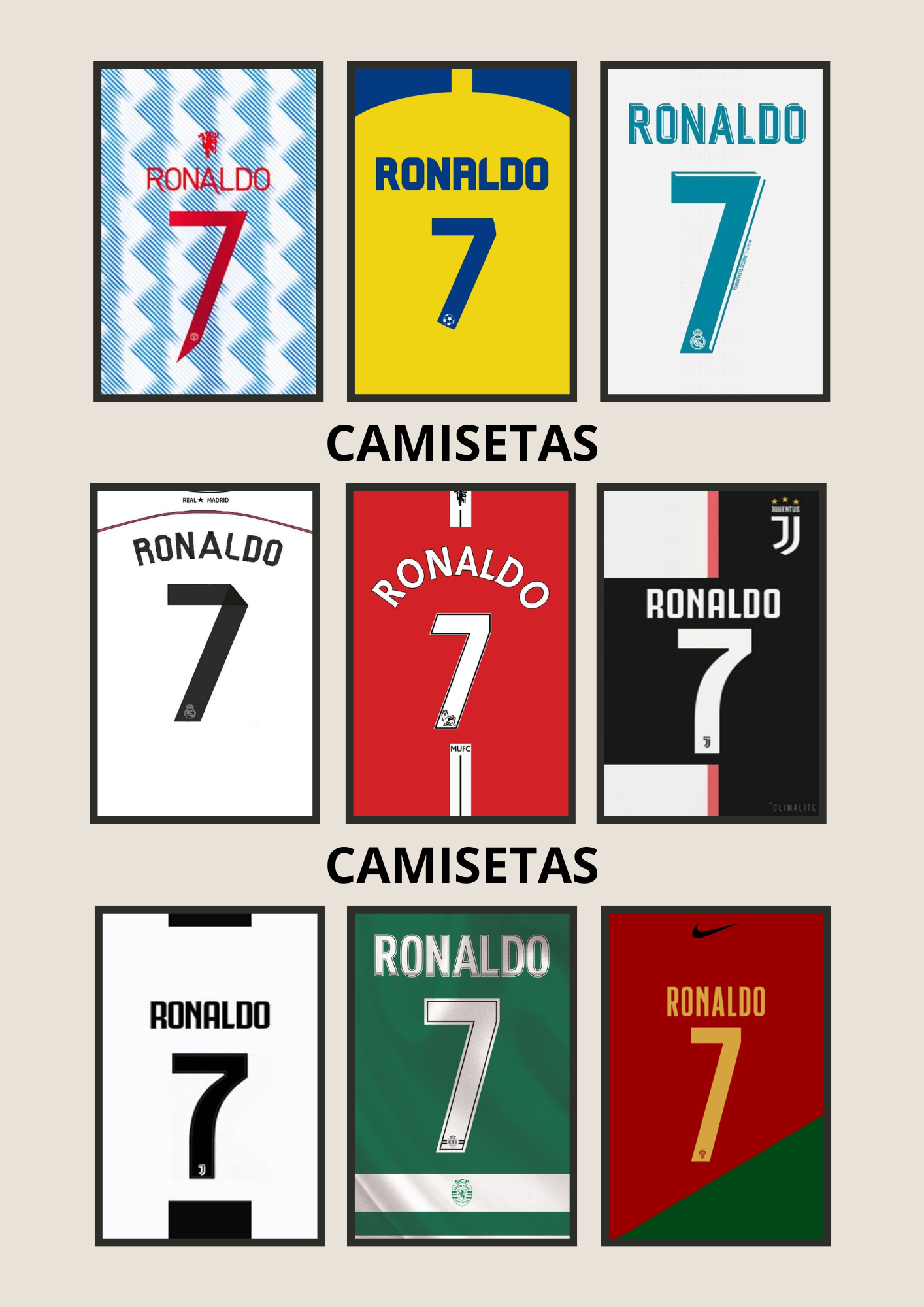 Cuadros de Cristiano Ronaldo
