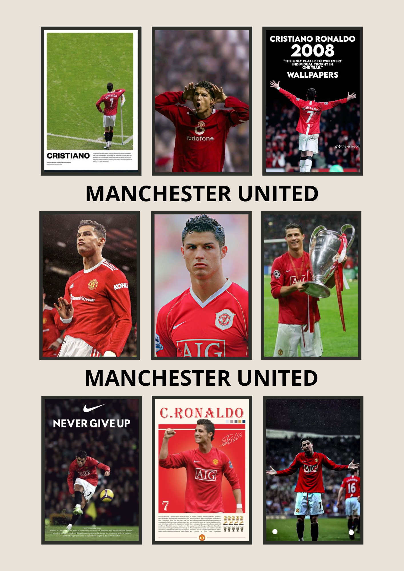 Cuadros de Cristiano Ronaldo