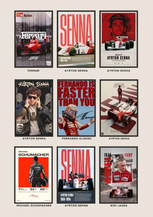 Cuadros de Formula 1