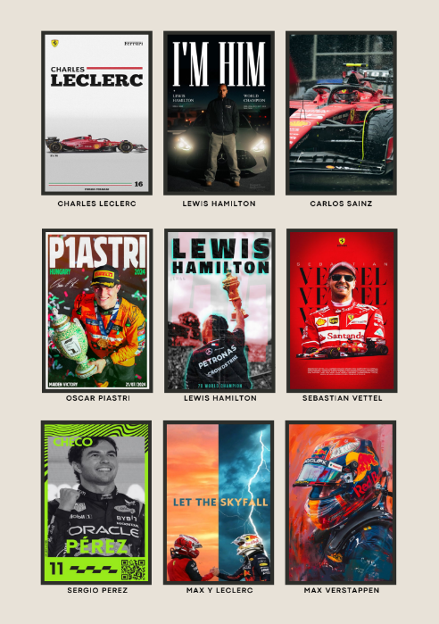 Cuadros de Formula 1