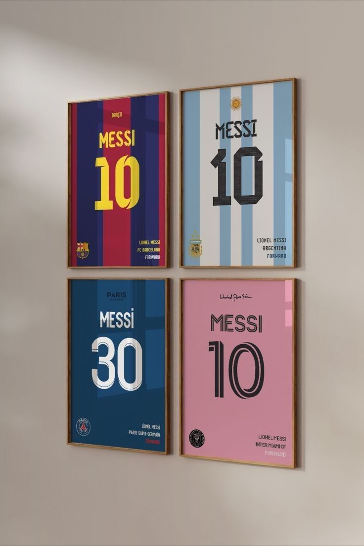 Cuadros de Messi